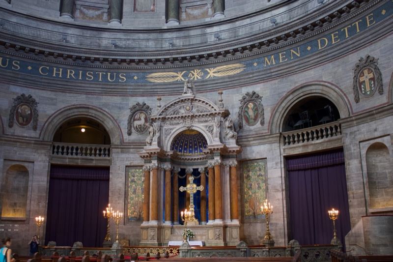 Interior of Marble Church Copenhagen