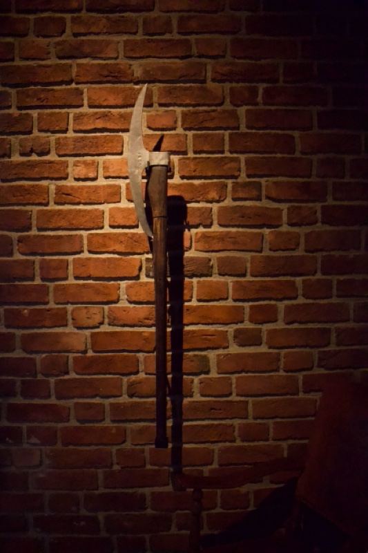 Sword Mounted on Brick Wall