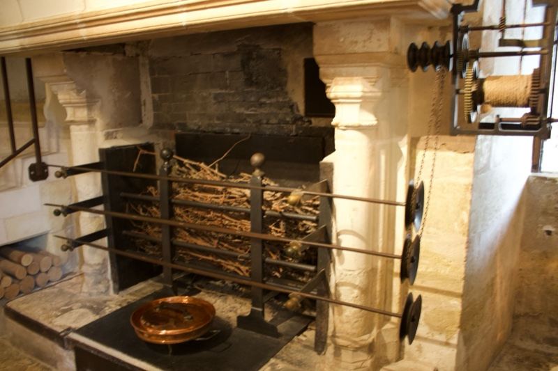Historic Kitchen Fireplace with Roasting Spit