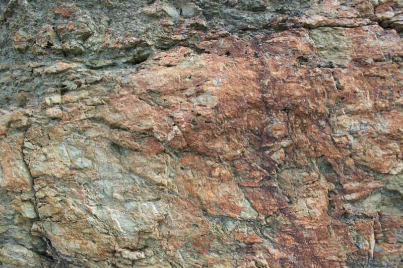 Rough Rock Face Texture Close-up