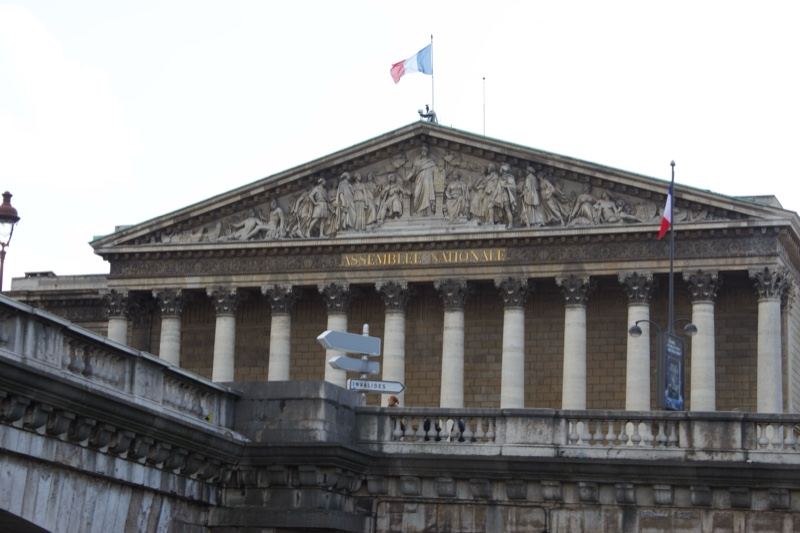 Palais Bourbon National Assembly facade