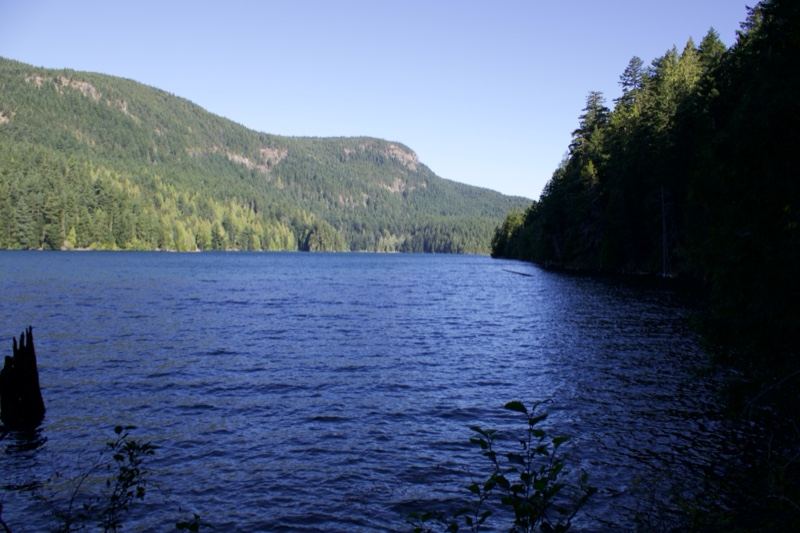 Serene Mountain Lake View
