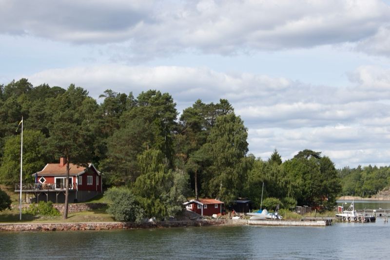 Coastal Cabin Among Trees