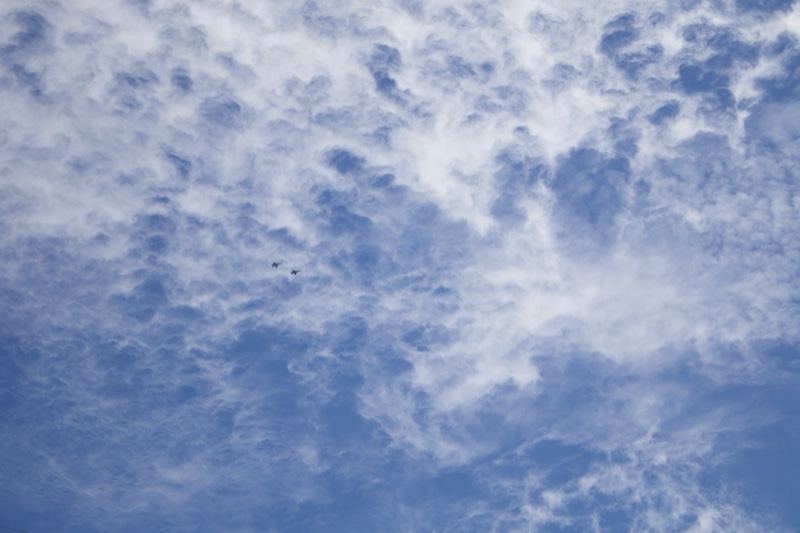 Blue Sky with Wispy Cirrus Clouds