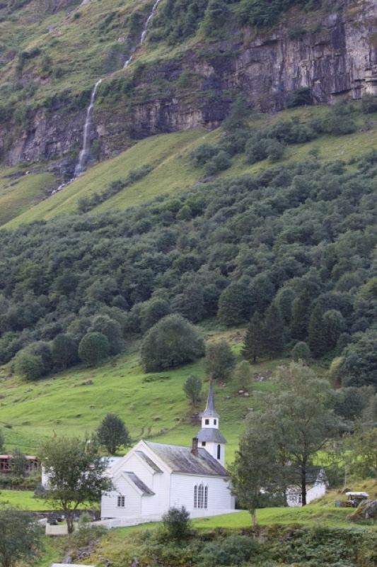 White Church in Mountain Valley