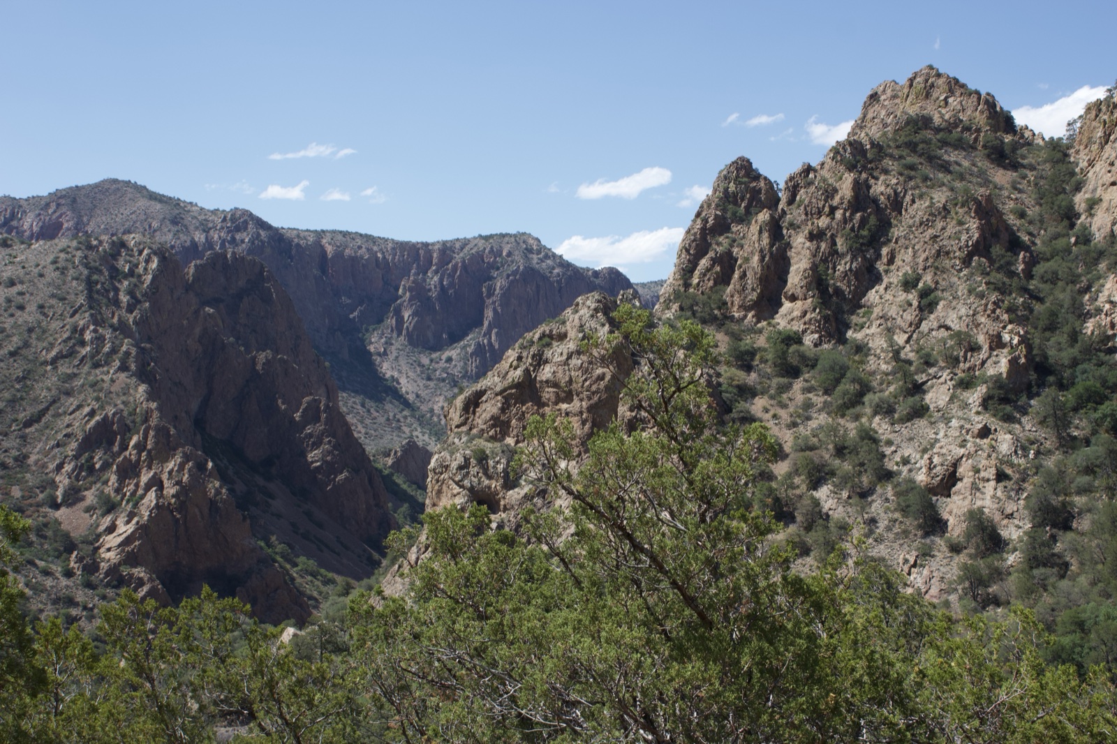 Rugged Canyon Mountains Desert View