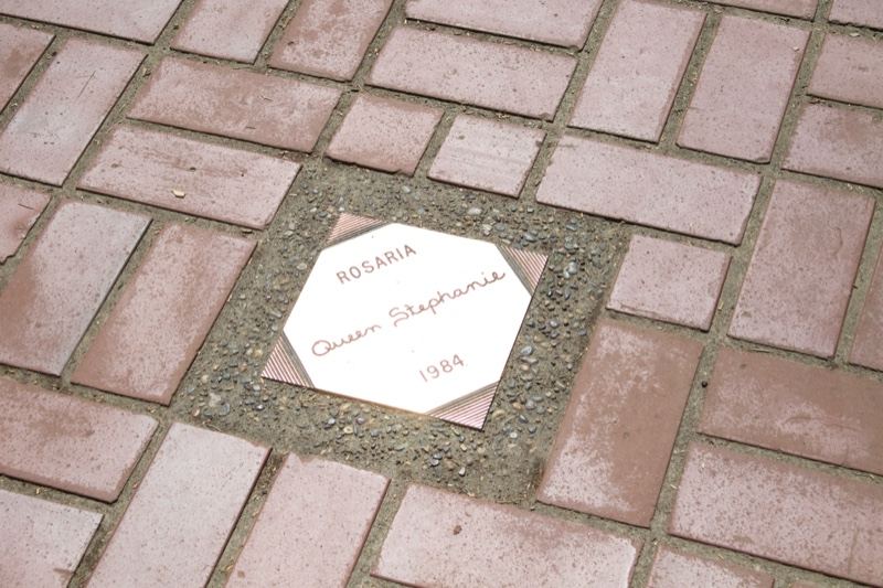 Rotary Commemorative Plaque in Brick Pavement