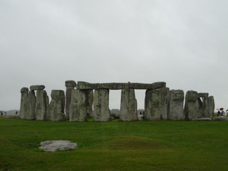 Stonehenge Megalithic Monument Under Overcast Sky