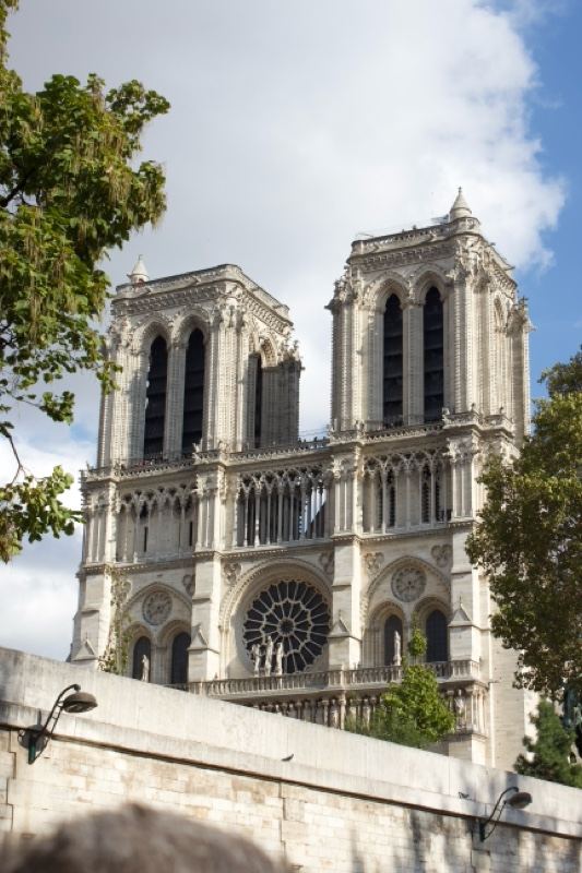 Notre Dame Cathedral Twin Towers Paris