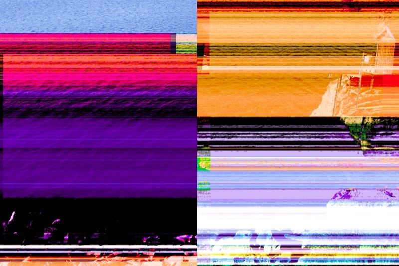 Glitched Color Band Artwork
