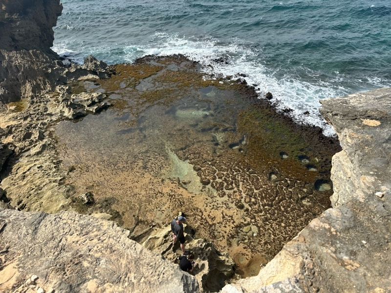 Rocky Tidal Pool Overlooking Ocean