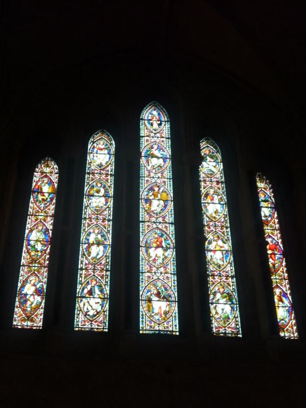 Colorful Stained Glass Church Windows