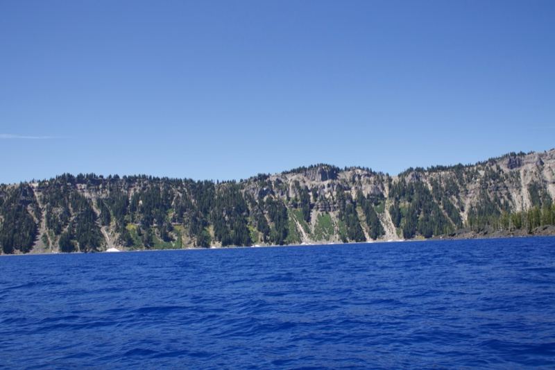 Crater Lake Caldera Wall View