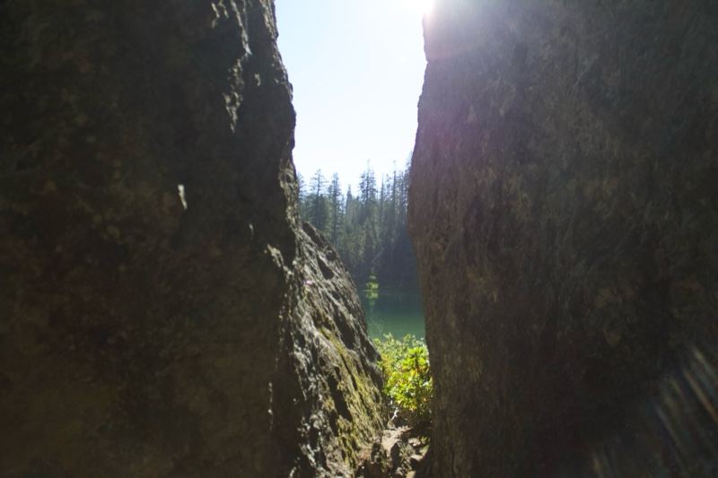 Rock Gap View to Forest Lake