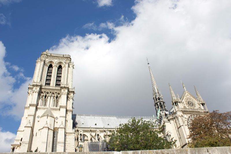 Notre-Dame Cathedral Paris Sky