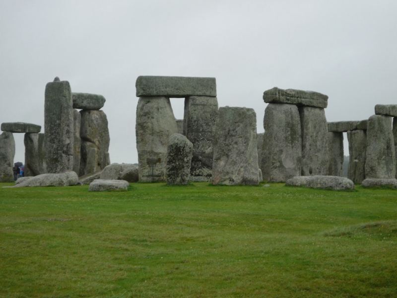 Stonehenge Megalithic Monument Overcast Day