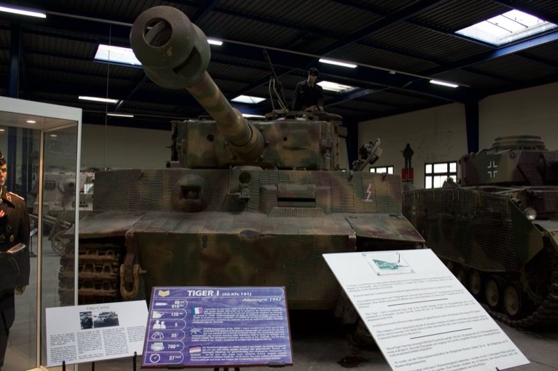 WWII Tiger Tank in Museum Hall