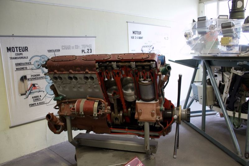 Vintage Aircraft Engine Museum Display