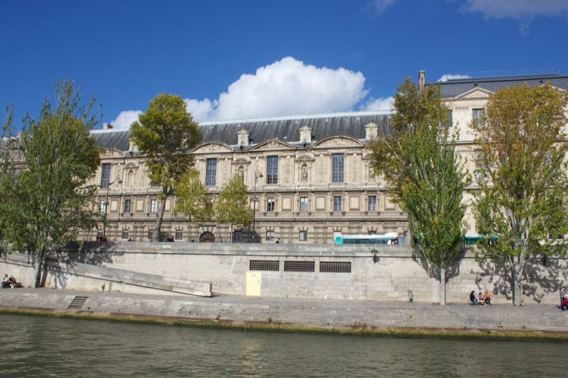 Historic Building Along Seine River