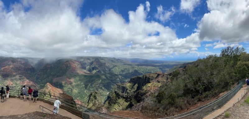 Waimea Canyon Overlook View Hawaii
