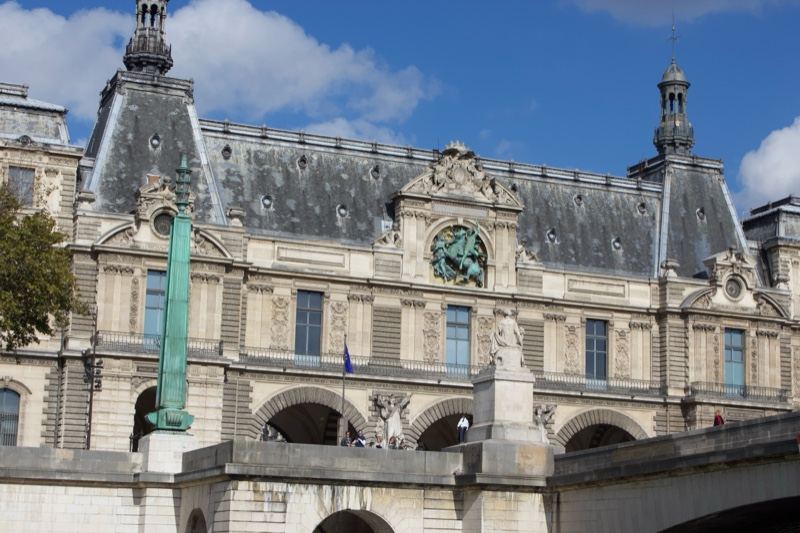 Louvre Palace Facade Paris
