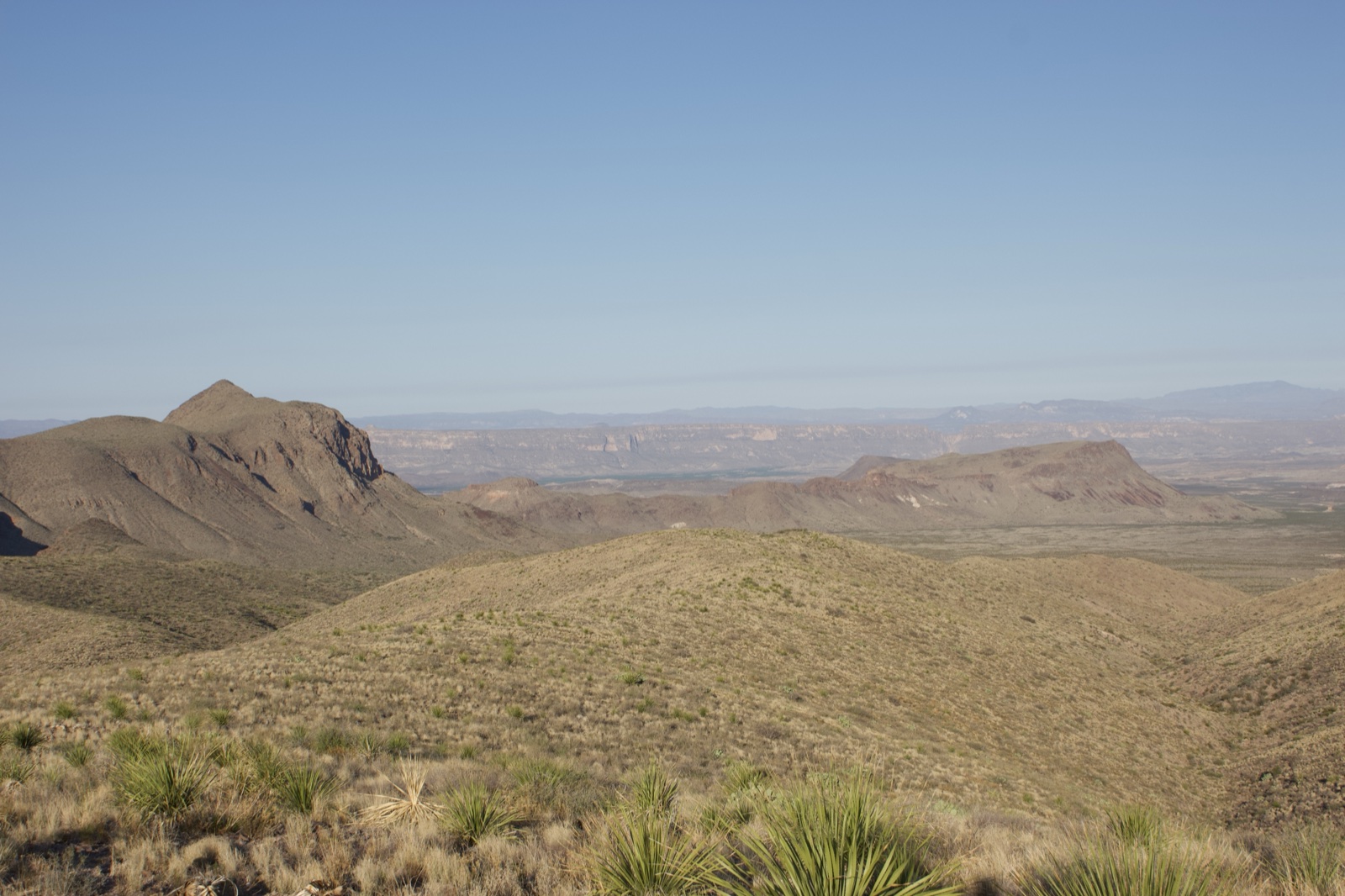 Arid Desert Mountain Landscape View