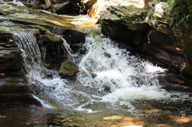 Rocky Stream Waterfall Cascade