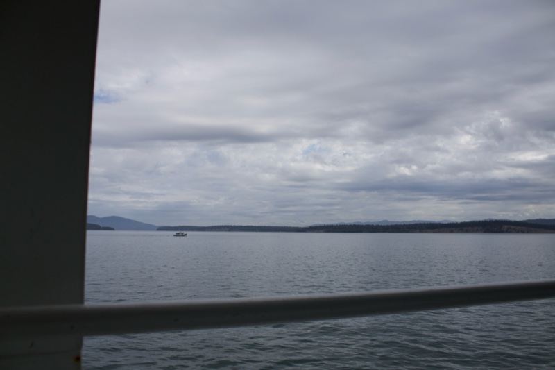 Overcast Sea View From Ferry