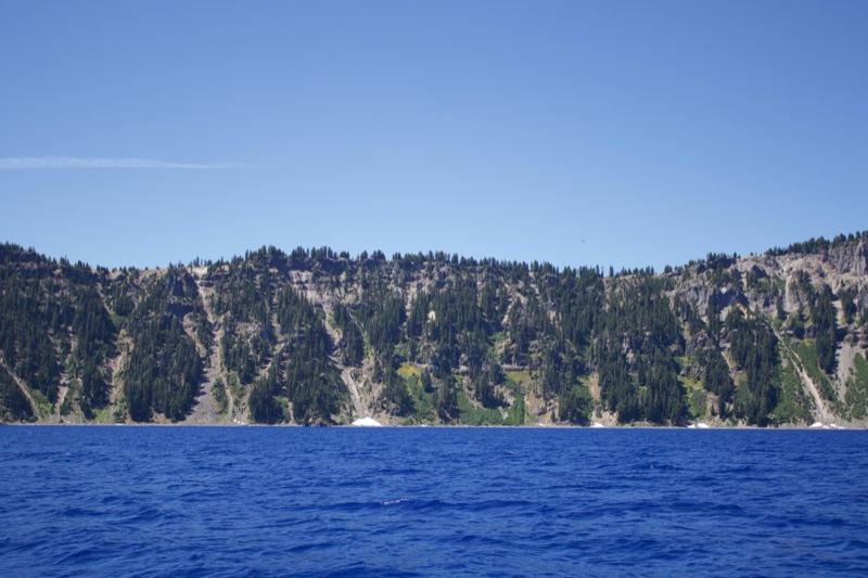 Crater Lake Forested Caldera Wall