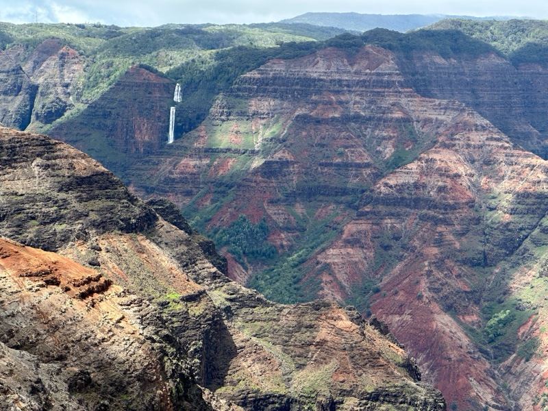 Waimea Canyon Waterfall Vista Kauai