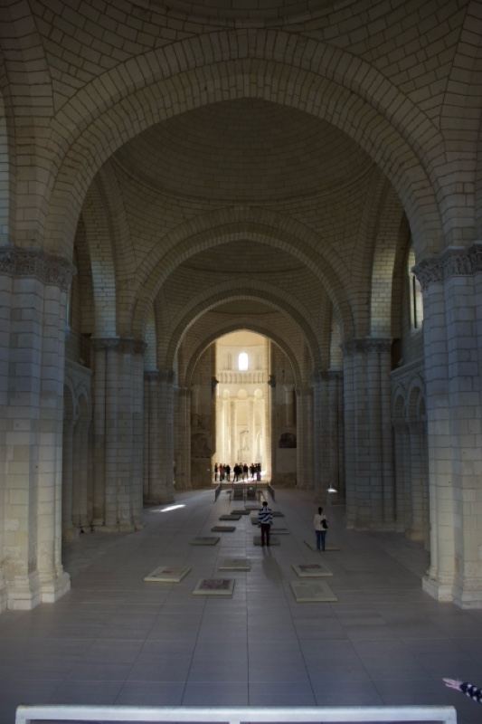 Gothic Cathedral Nave Interior Perspective