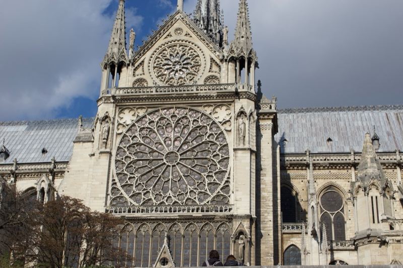 Notre Dame Cathedral West Facade Rose Window
