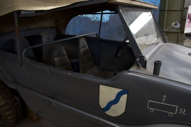 WWII German Kübelwagen Interior Side View