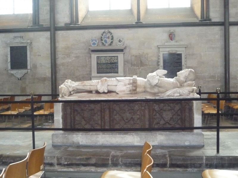 Recumbent Tomb Effigy in Church Interior