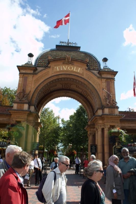 Tivoli Gardens Entrance Arch Copenhagen