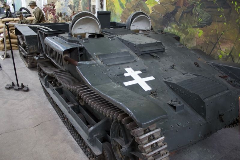 German WWII Armored Vehicle Museum Display