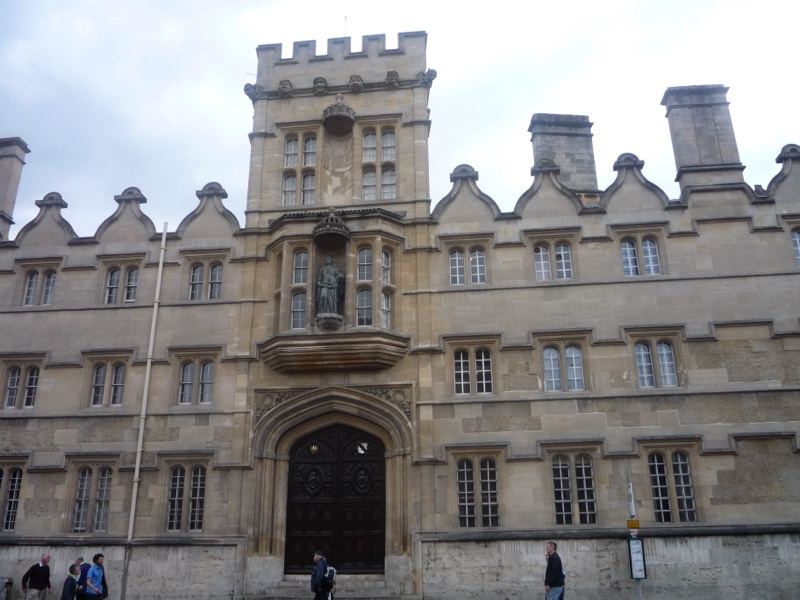 Brasenose College Oxford Gothic Facade