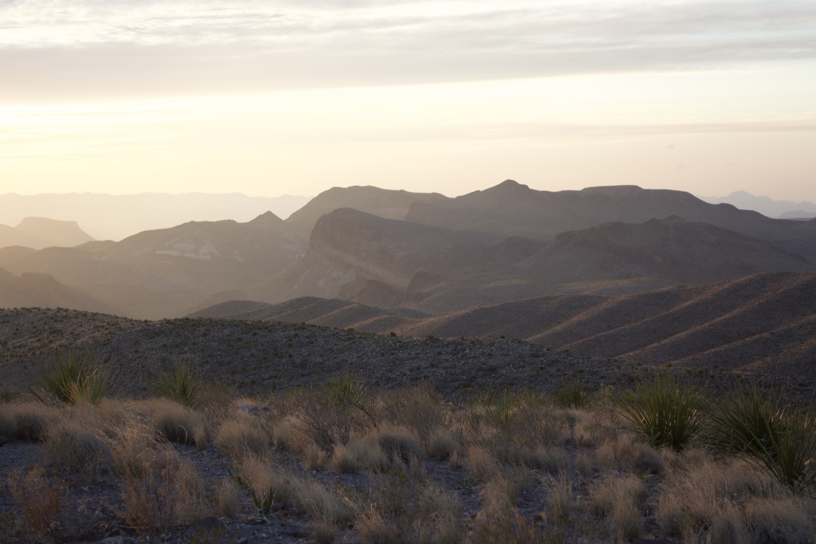 Desert Mountains at Golden Hour
