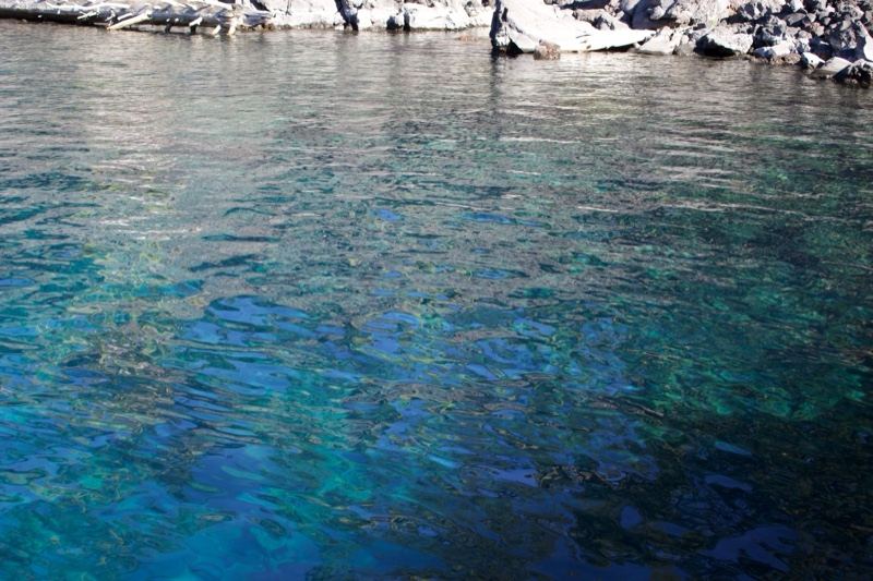 Turquoise Rocky Coastal Water