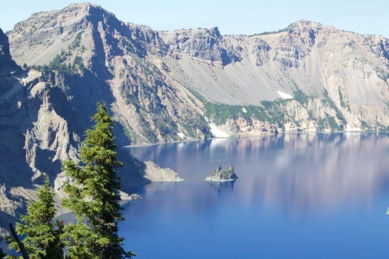 Crater Lake Caldera View