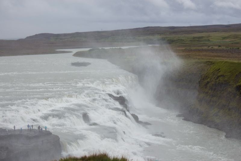 Gullfoss Waterfall Iceland Misty River