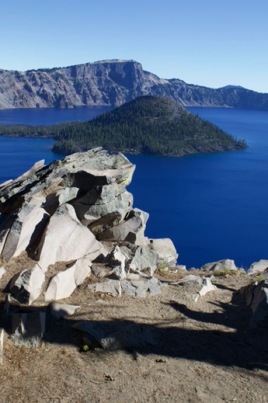 Crater Lake Wizard Island View