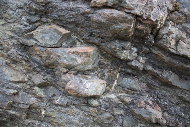 Rough Rock Outcrop Texture Close-up