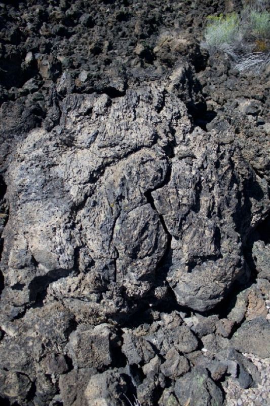 Rugged Volcanic Lava Rock Close-up