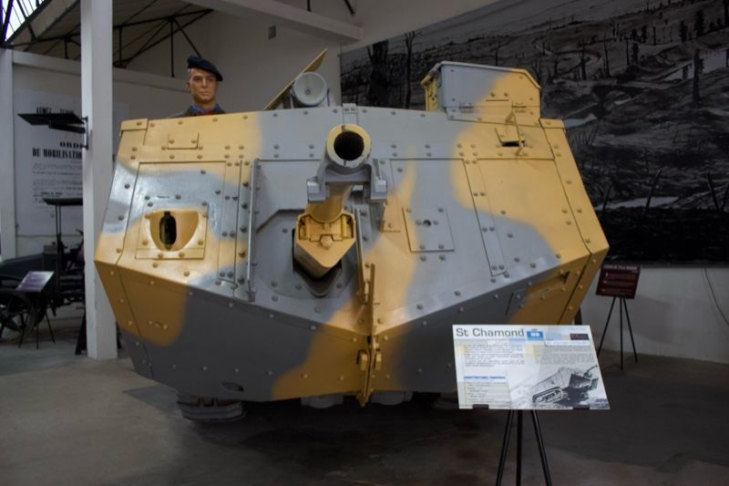 Museum Tank Front View Display