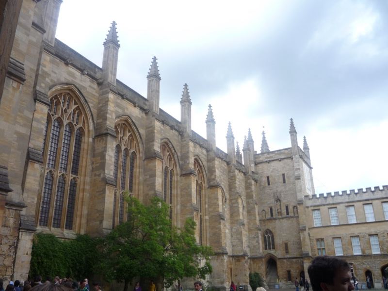 Gothic College Courtyard Building