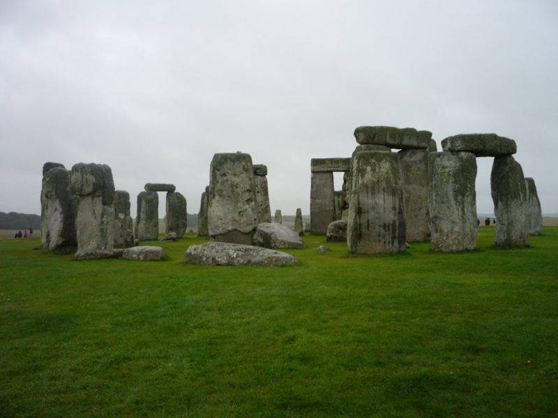Stonehenge Standing Stones Under Overcast Sky