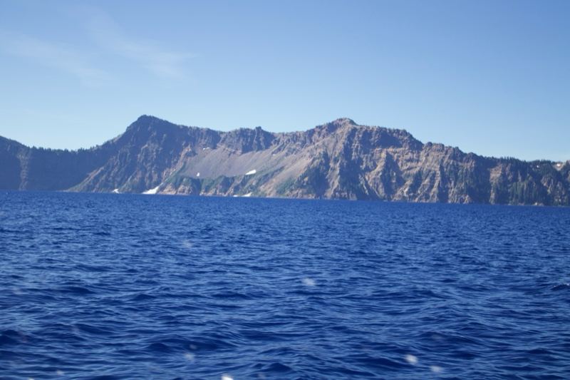 Crater Lake Rim View from Water