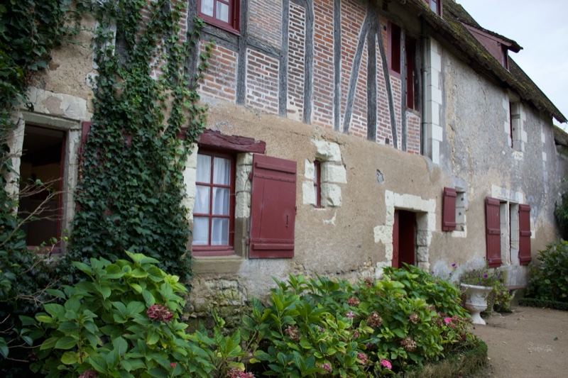 Half-timbered cottage with garden
