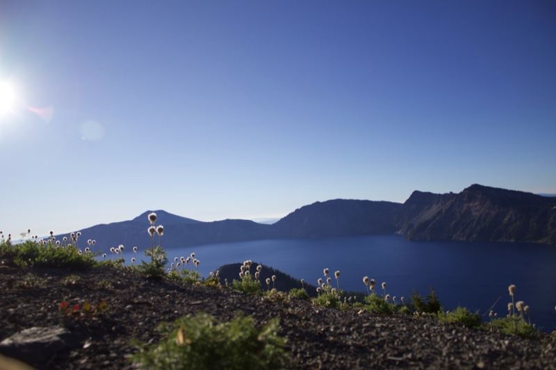 Crater Lake Overlook at Sunrise